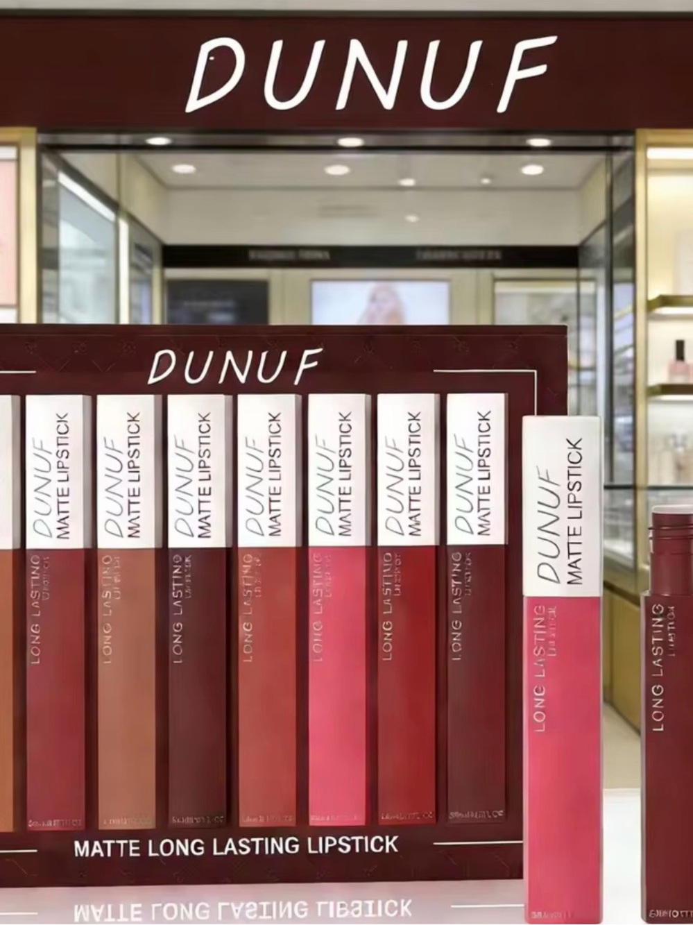 DUNUF Matte Long Lasting Lipstick - Mixed Red & Pink Shades